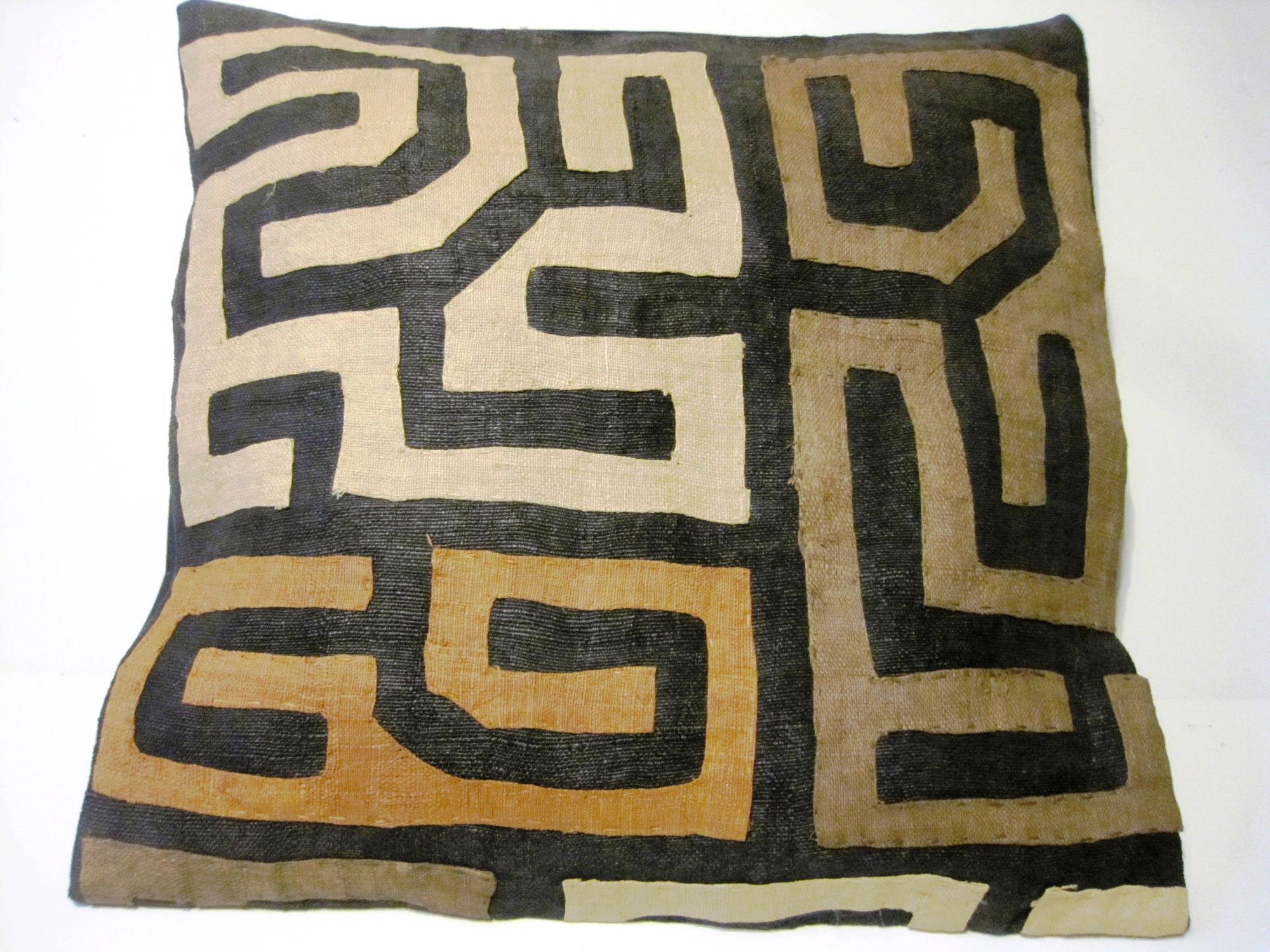 African Kuba Cloth Pillow Cover A2439