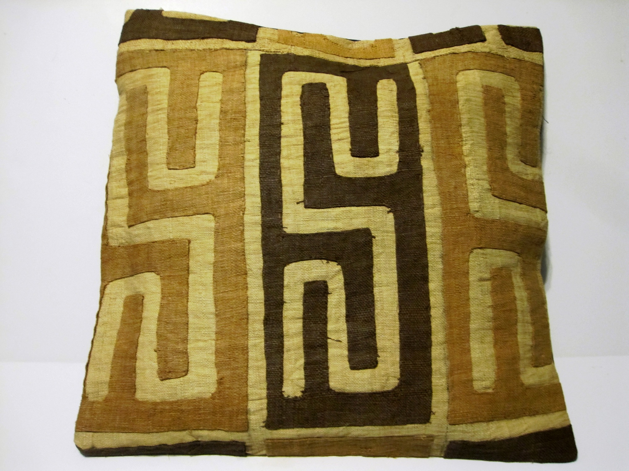 African Kuba Cloth Pillow Cover A2442
