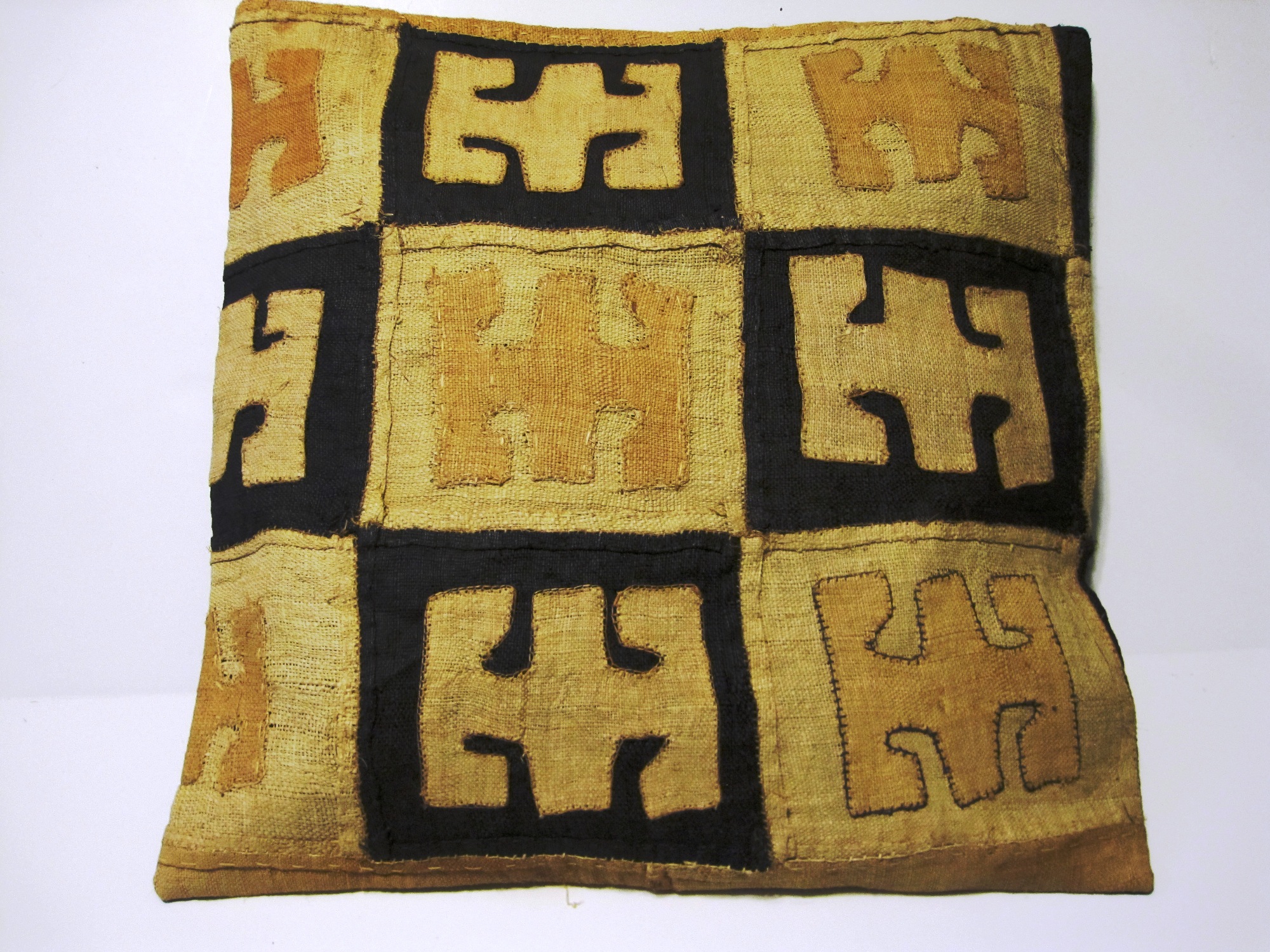 African Kuba Cloth Pillow Cover A2449