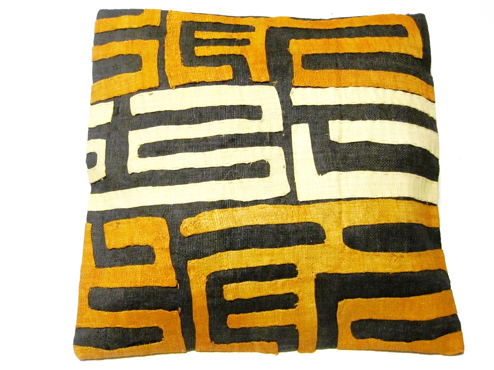 African Kuba Cloth Pillow Cover A2450
