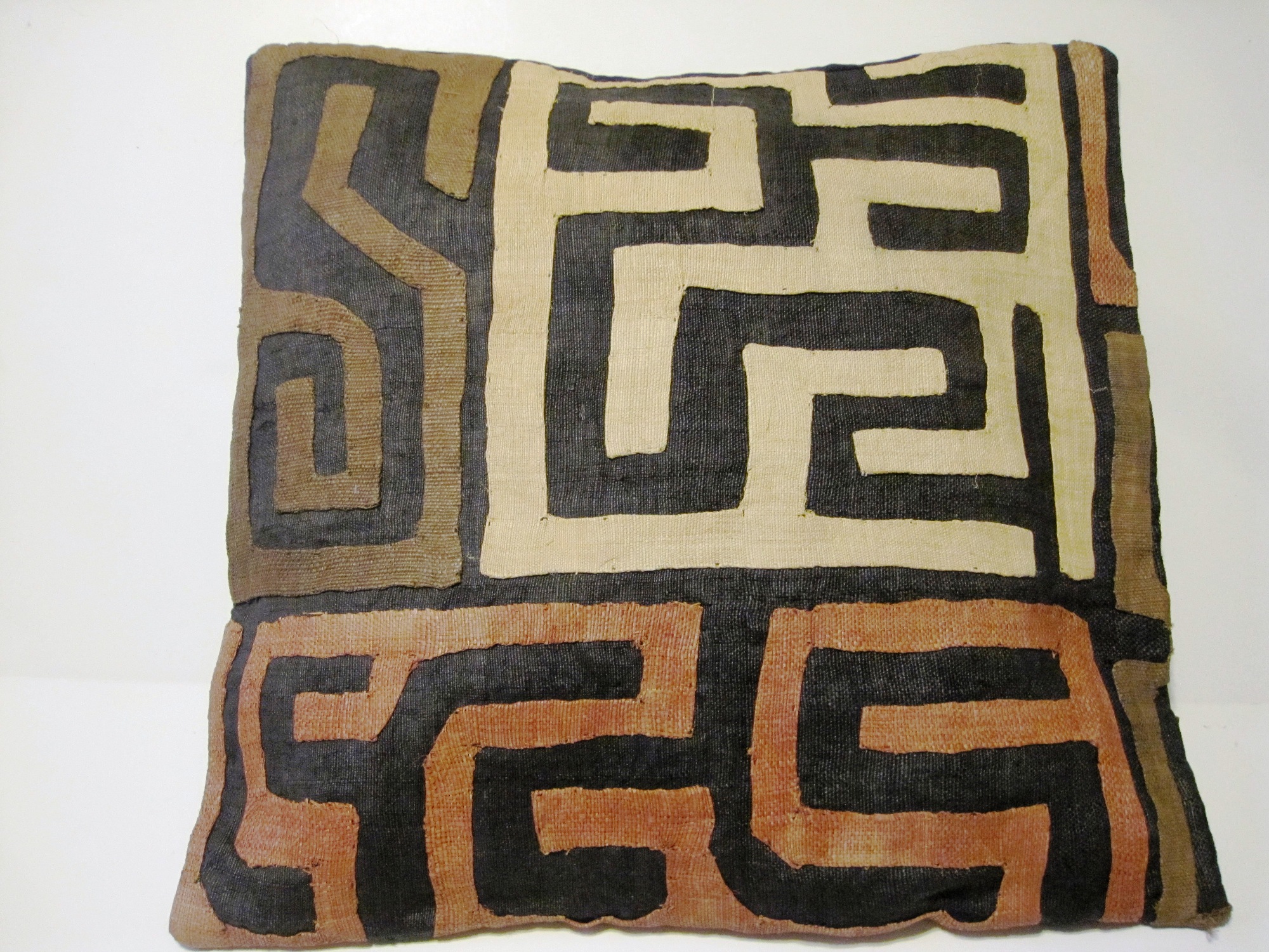 African Kuba Cloth Pillow Cover A2456