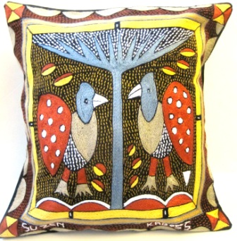 Hand-Embroidered Cushion Covers