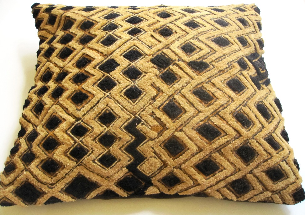 Handwoven Shoowa textile Cushion Cover