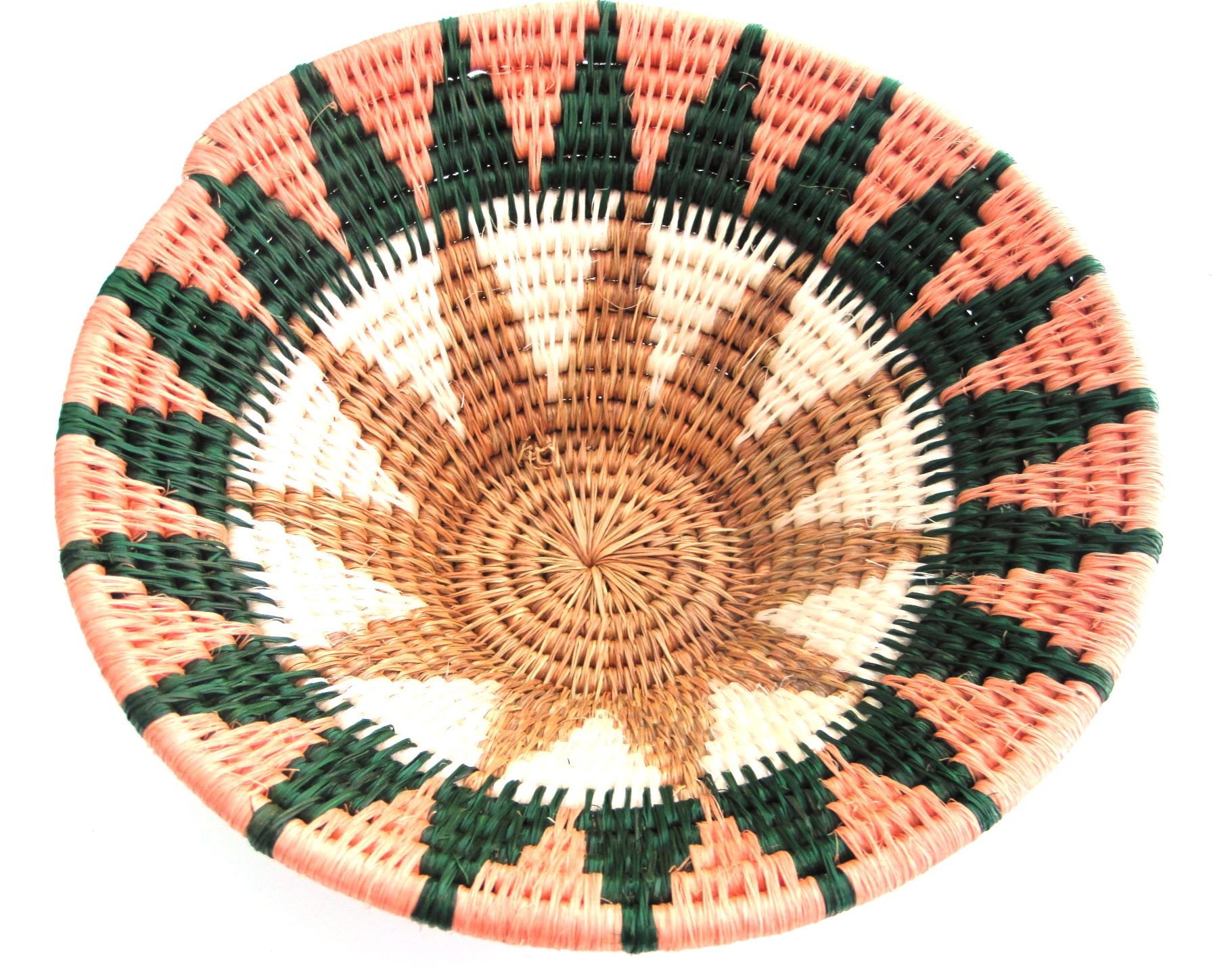 Handwoven Lutindzi Basket from Swaziland - Acacia - M