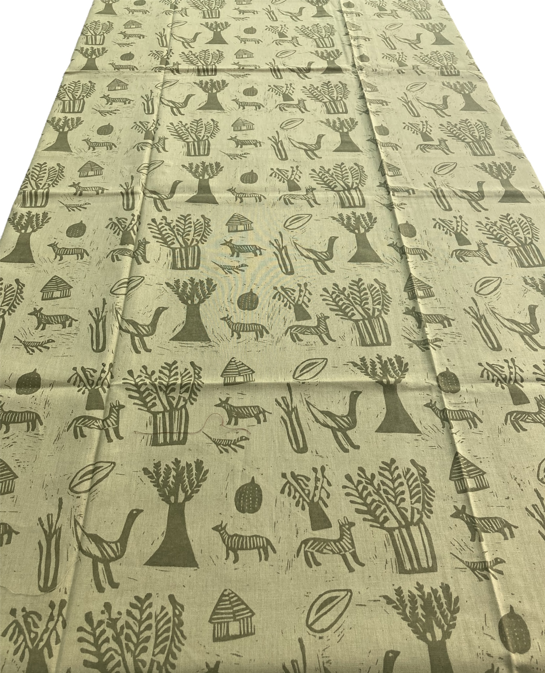 100% cotton Tablecloth approx. 79" x 57" from Namibia - # g10t
