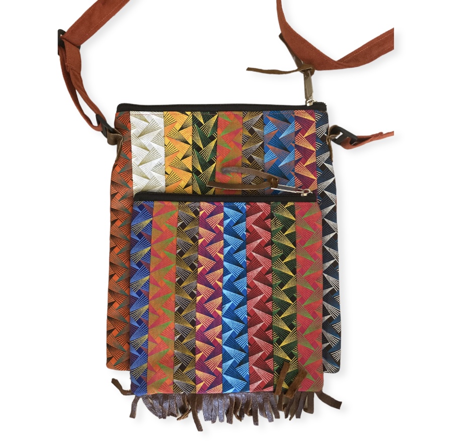 Shweshwe Handbag from South Africa - L001