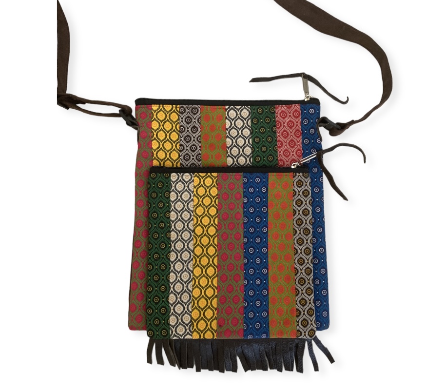 Shweshwe Handbag from South Africa - L002