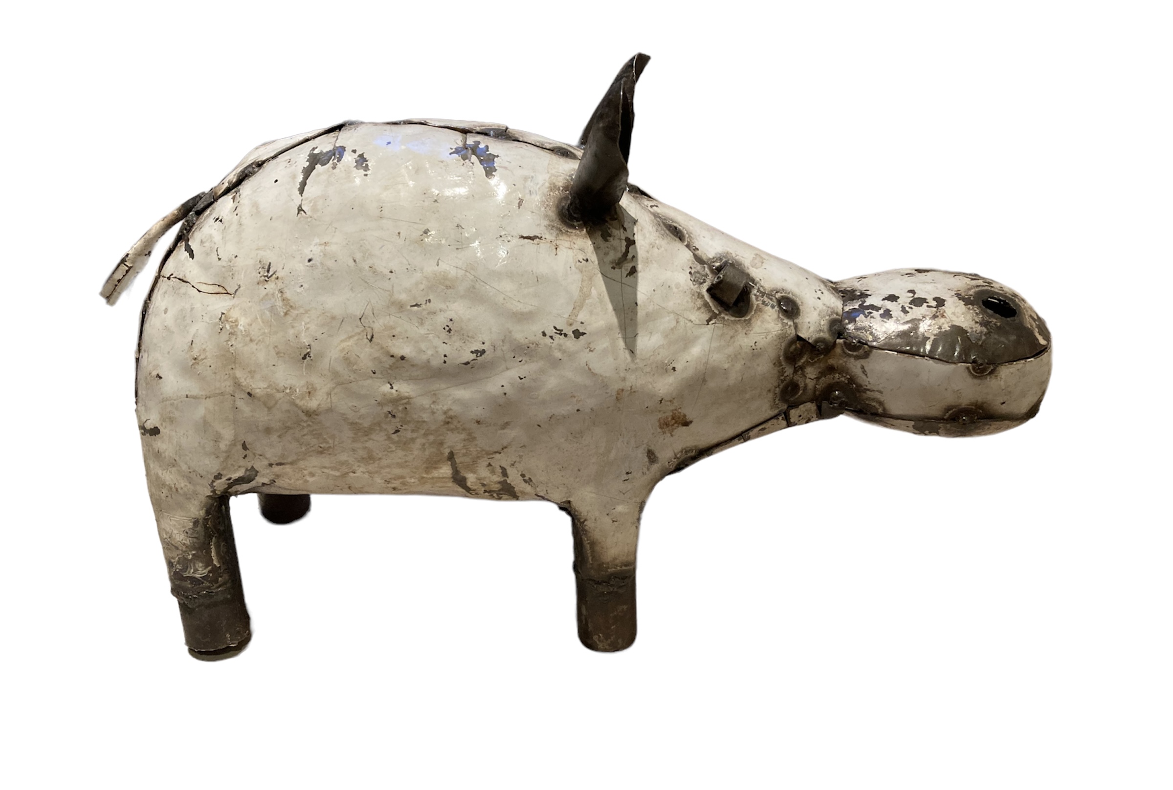 Hippo Metal Sculpture by Spencer