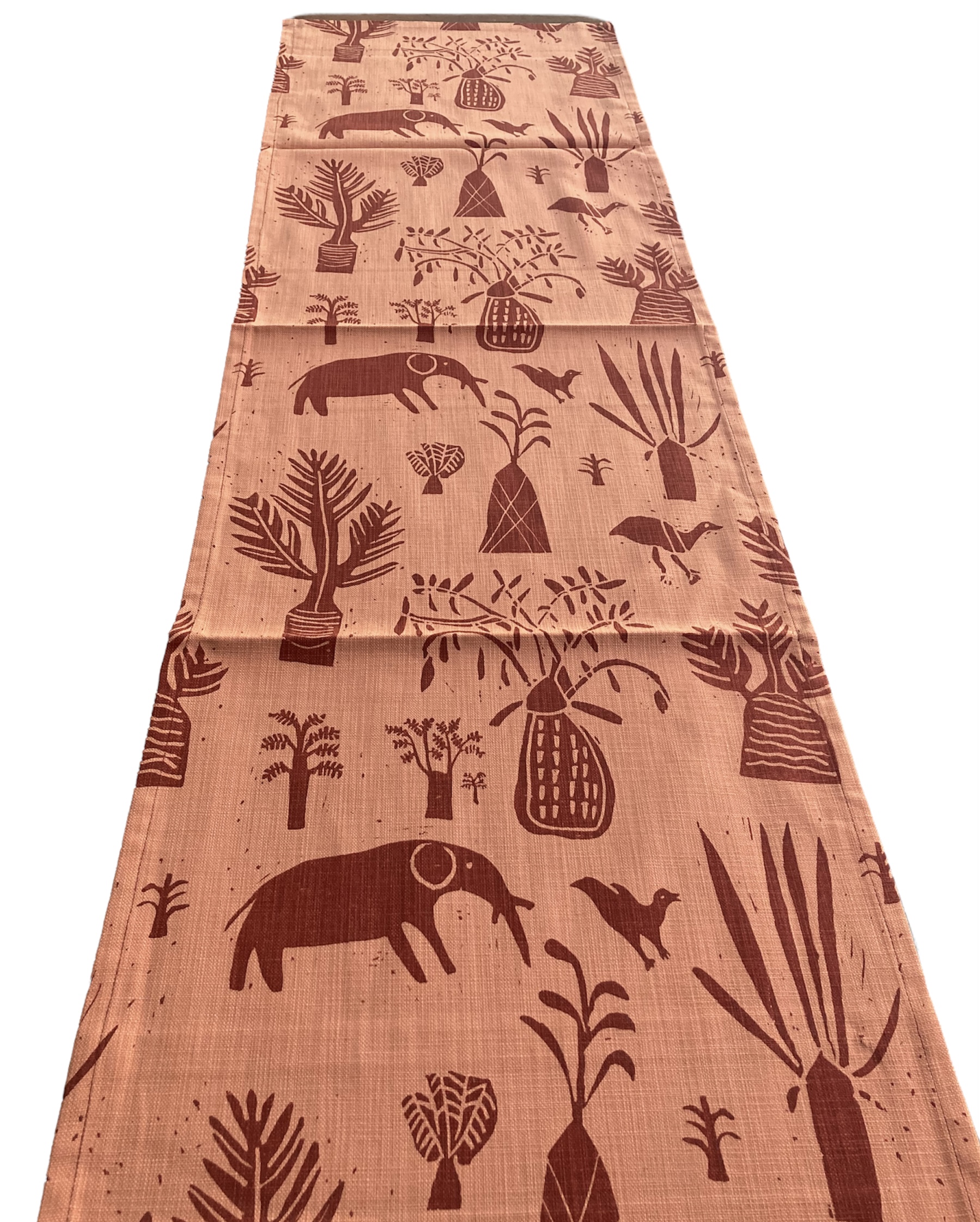 100% cotton Table Runner 58\" x 16\" from Namibia - Design 09s