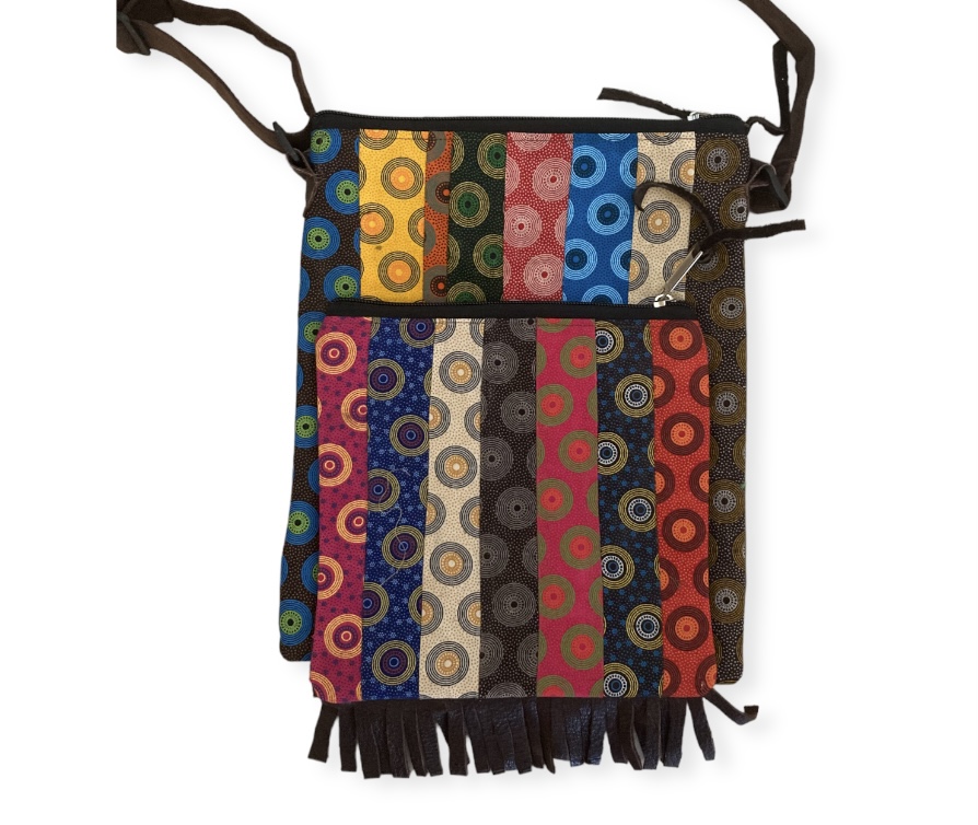 Shweshwe Handbag from South Africa - L003