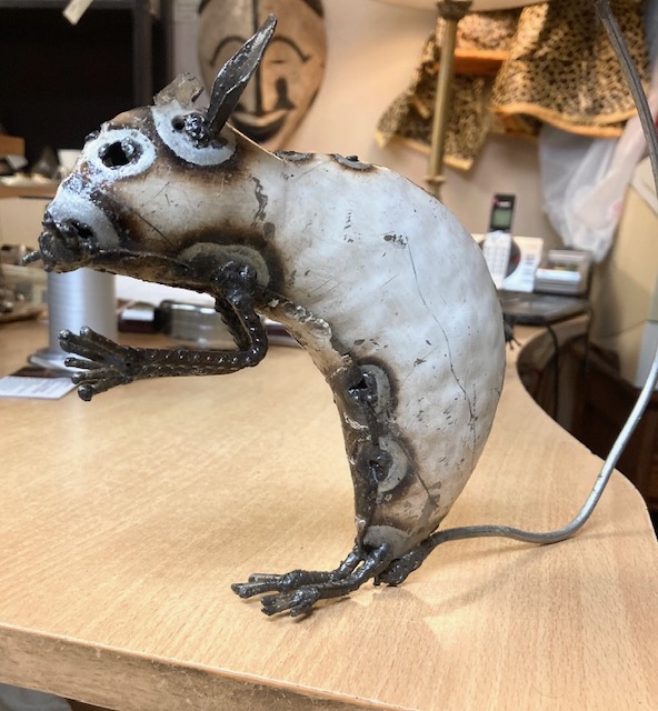 Rat Standing Sculpture by Spencer