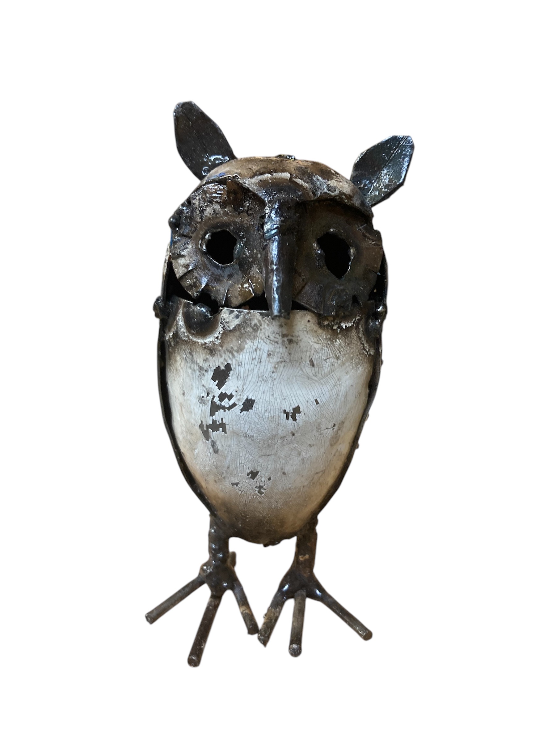 Owl Metal Small Sculpture by Spencer