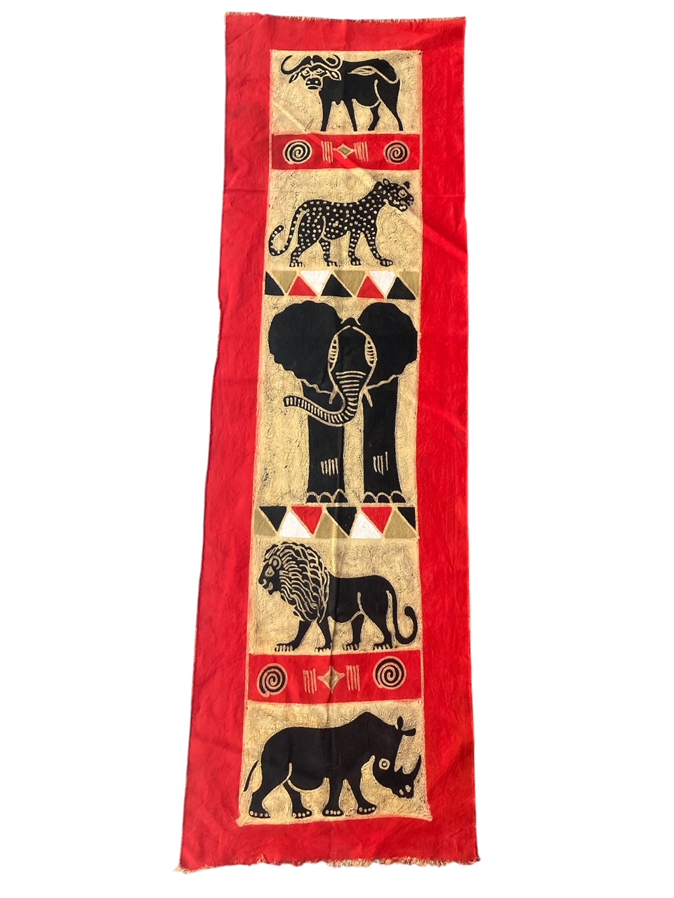 Hand Painted Zimbabwe Table Runner #001