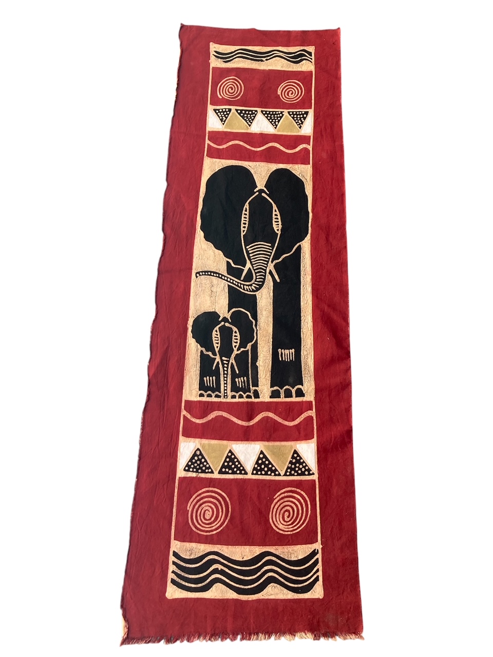Hand Painted Zimbabwe Table Runner #002