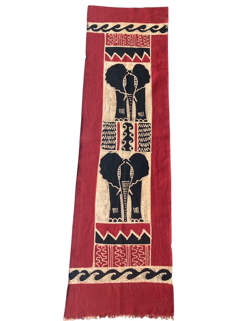 Hand Painted Zimbabwe Table Runner #010