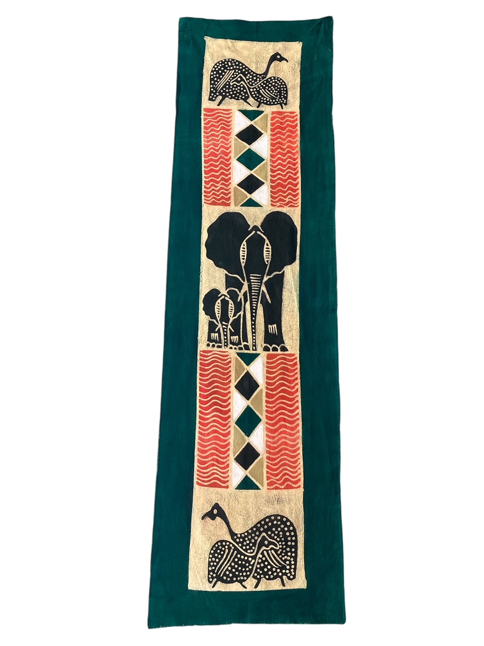 Hand Painted Zimbabwe Table Runner #011