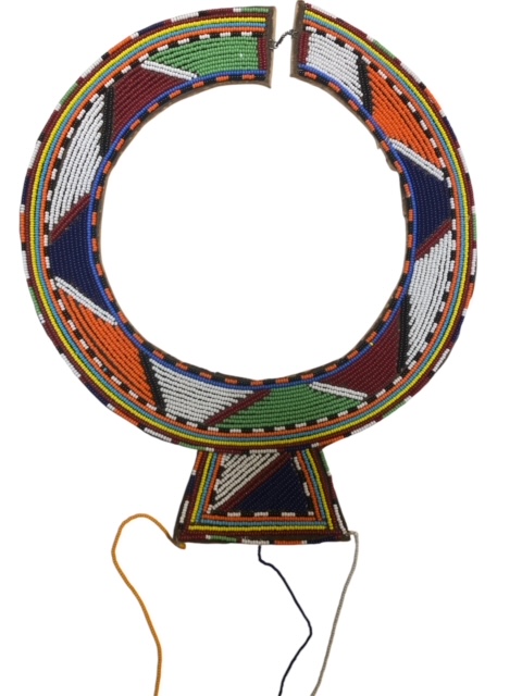Beaded Maasai Necklace - Large - 01