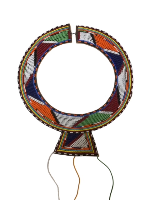 Beaded Maasai Necklace - Large - 04