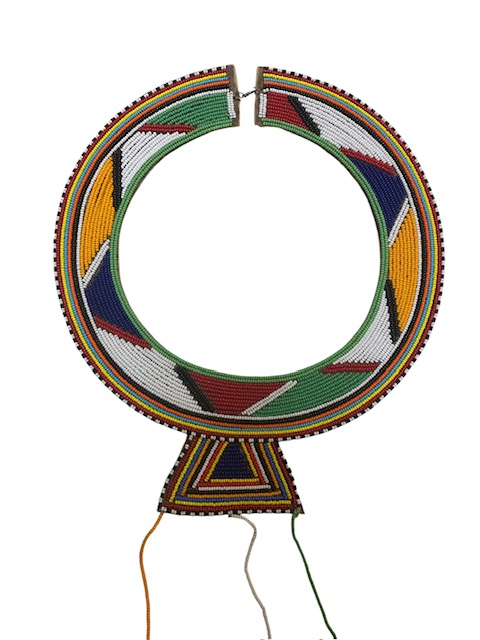 Beaded Maasai Necklace - Large - 07