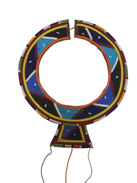 Beaded Maasai Necklace - Large - 09