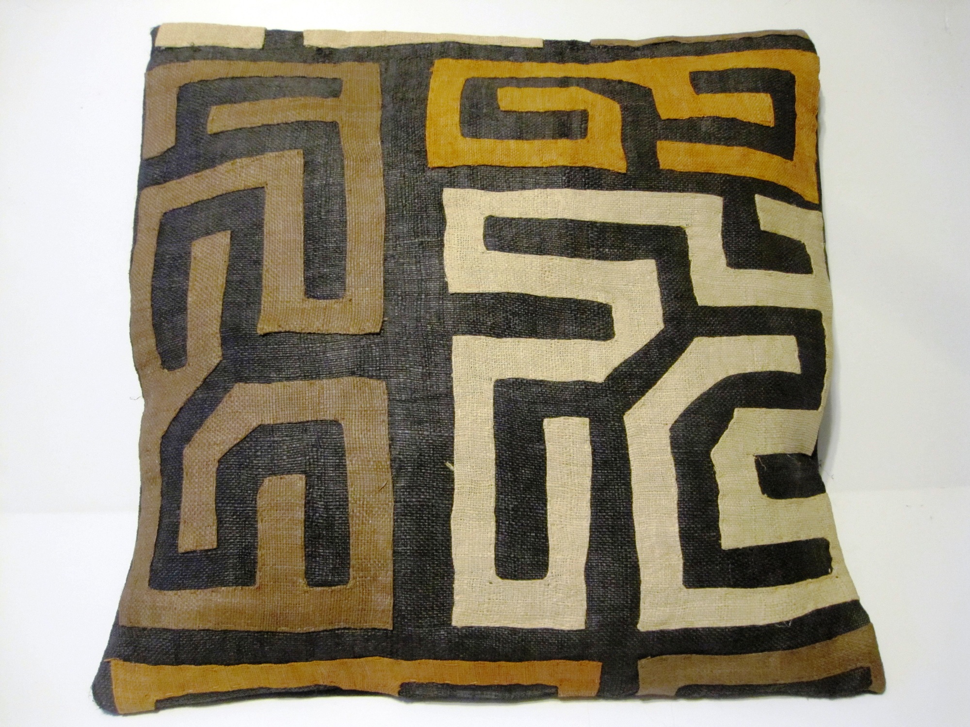 African Kuba Cloth Pillow Cover A2457