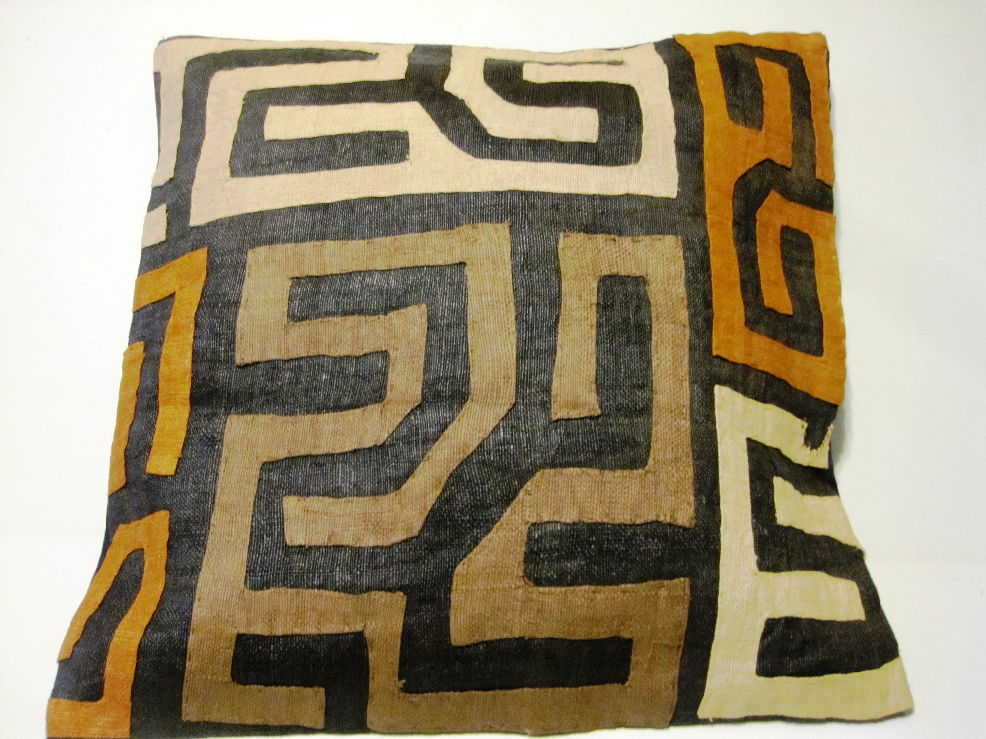 African Kuba Cloth Pillow Cover A2461