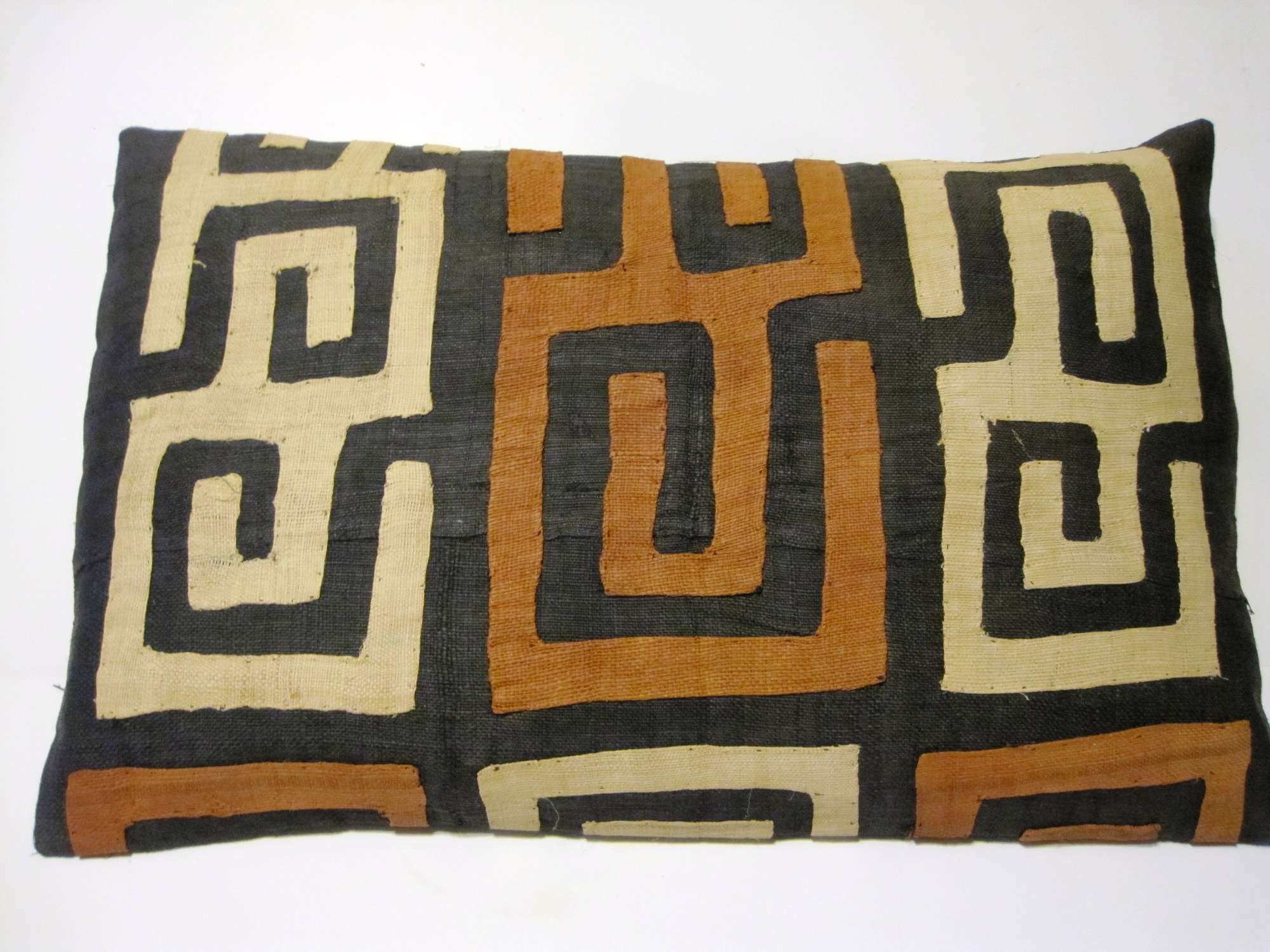 African Kuba Cloth Rectangular Pillow Cover AR2478