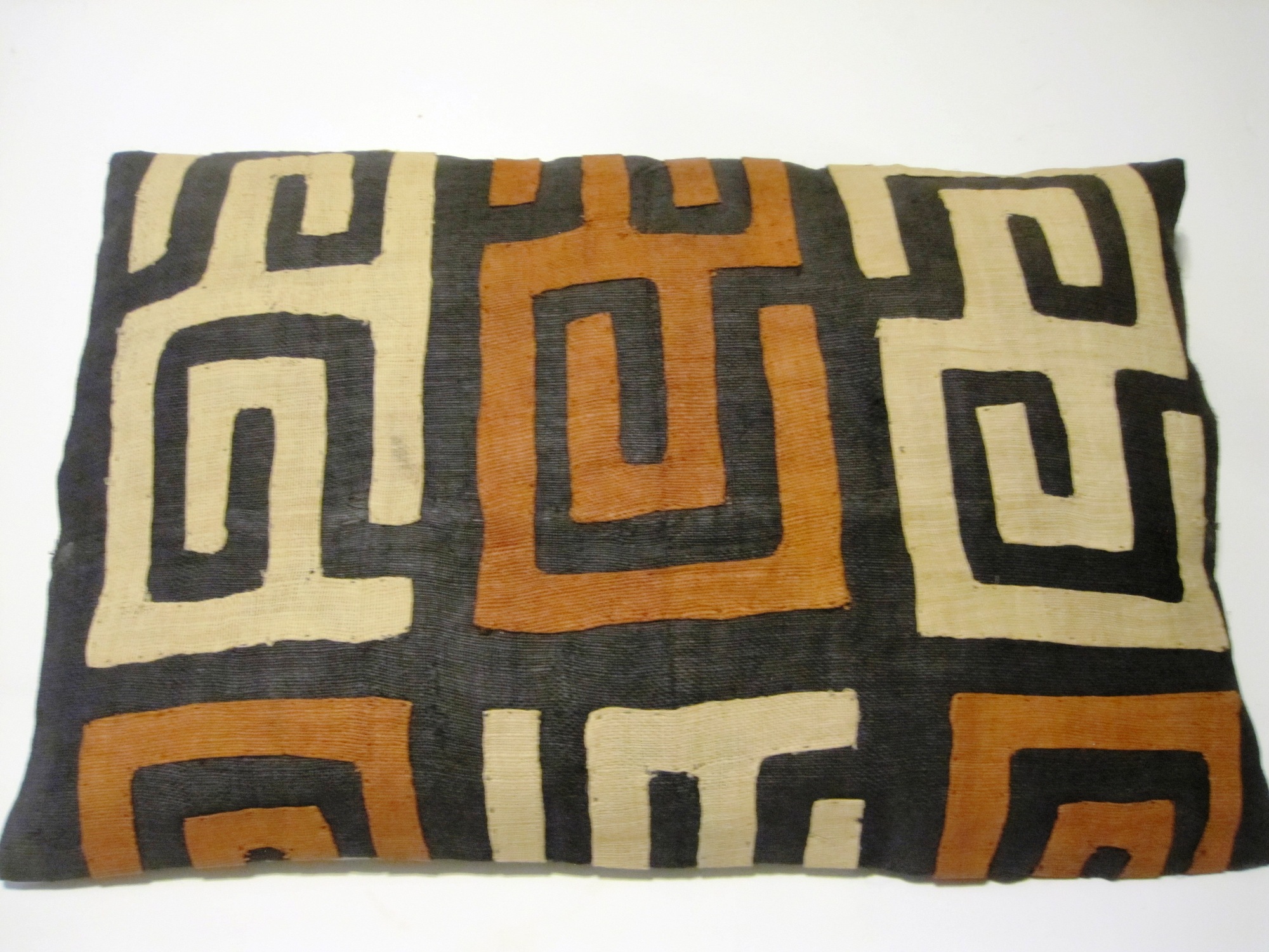 African Kuba Cloth Rectangular Pillow Cover AR2480
