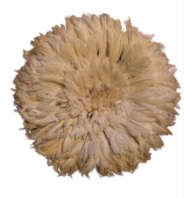 Juju Hat from Cameroon - 20" in diameter