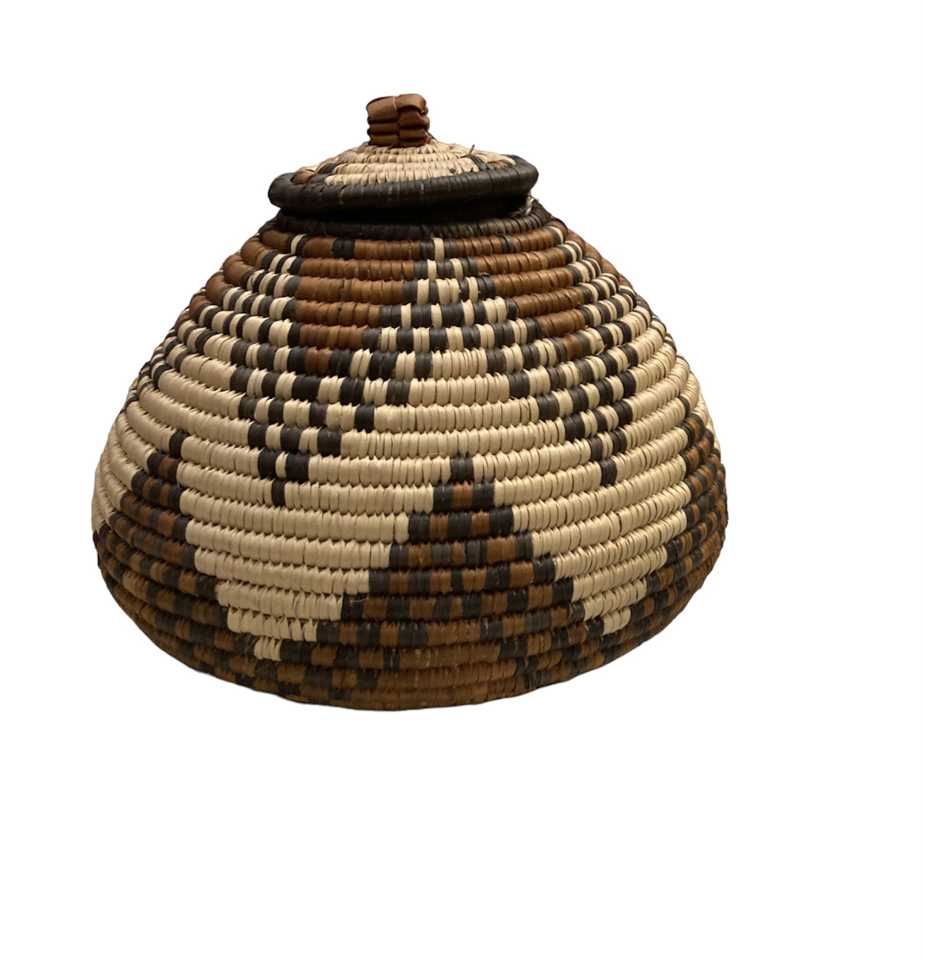 Zulu Ukhamba Lidded Baskets