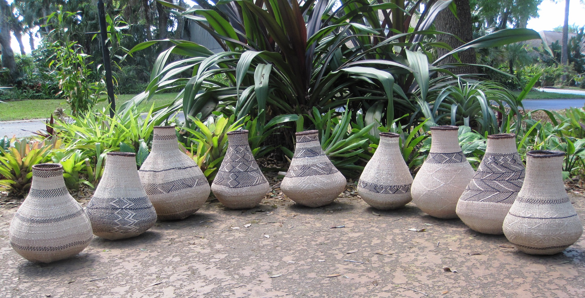 Binga Baskets from Zimbabwe - Size: 15" - 18"