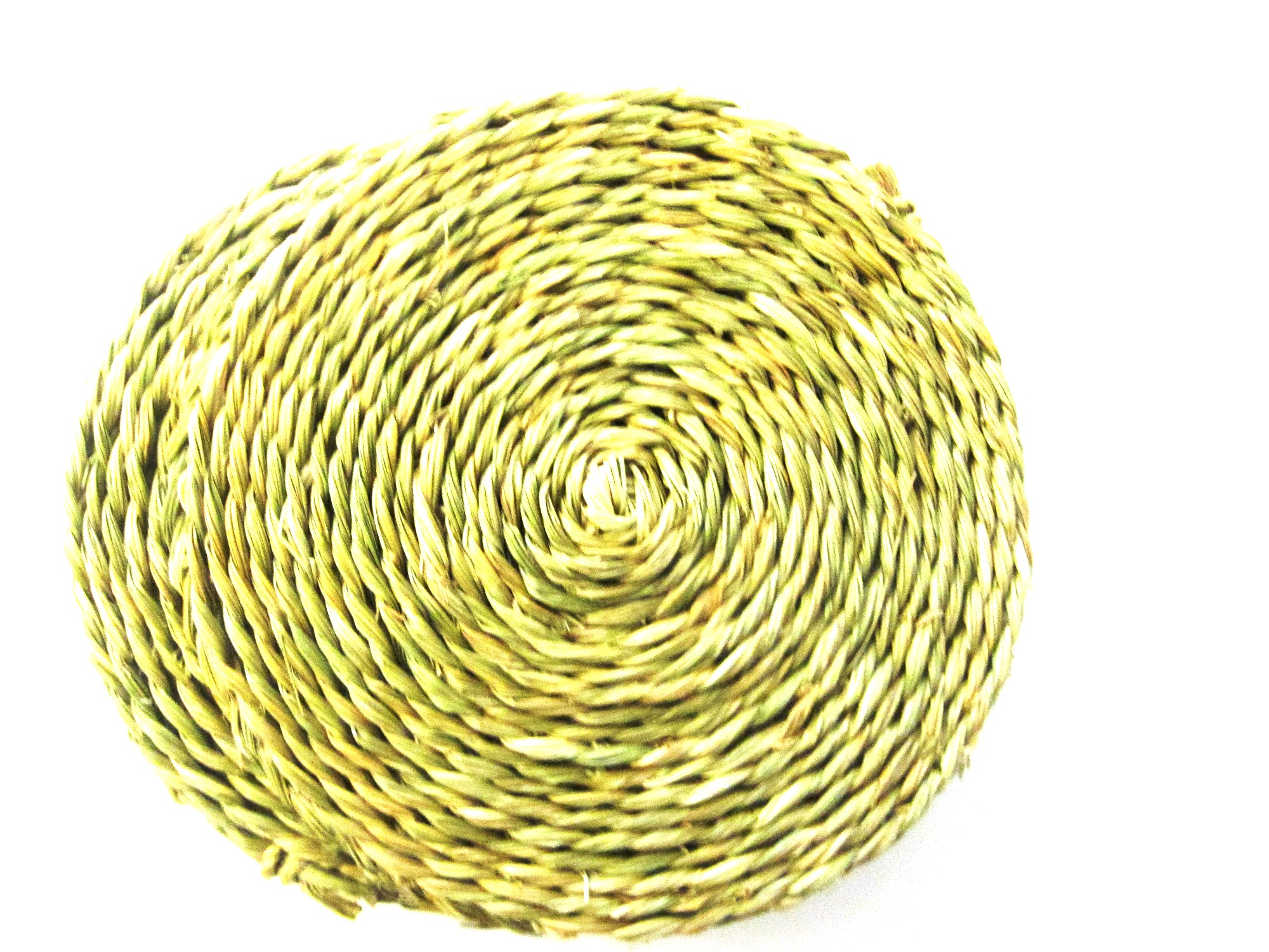 Lutindzi Grass Handwoven Coaster Set of 6 -  Natural