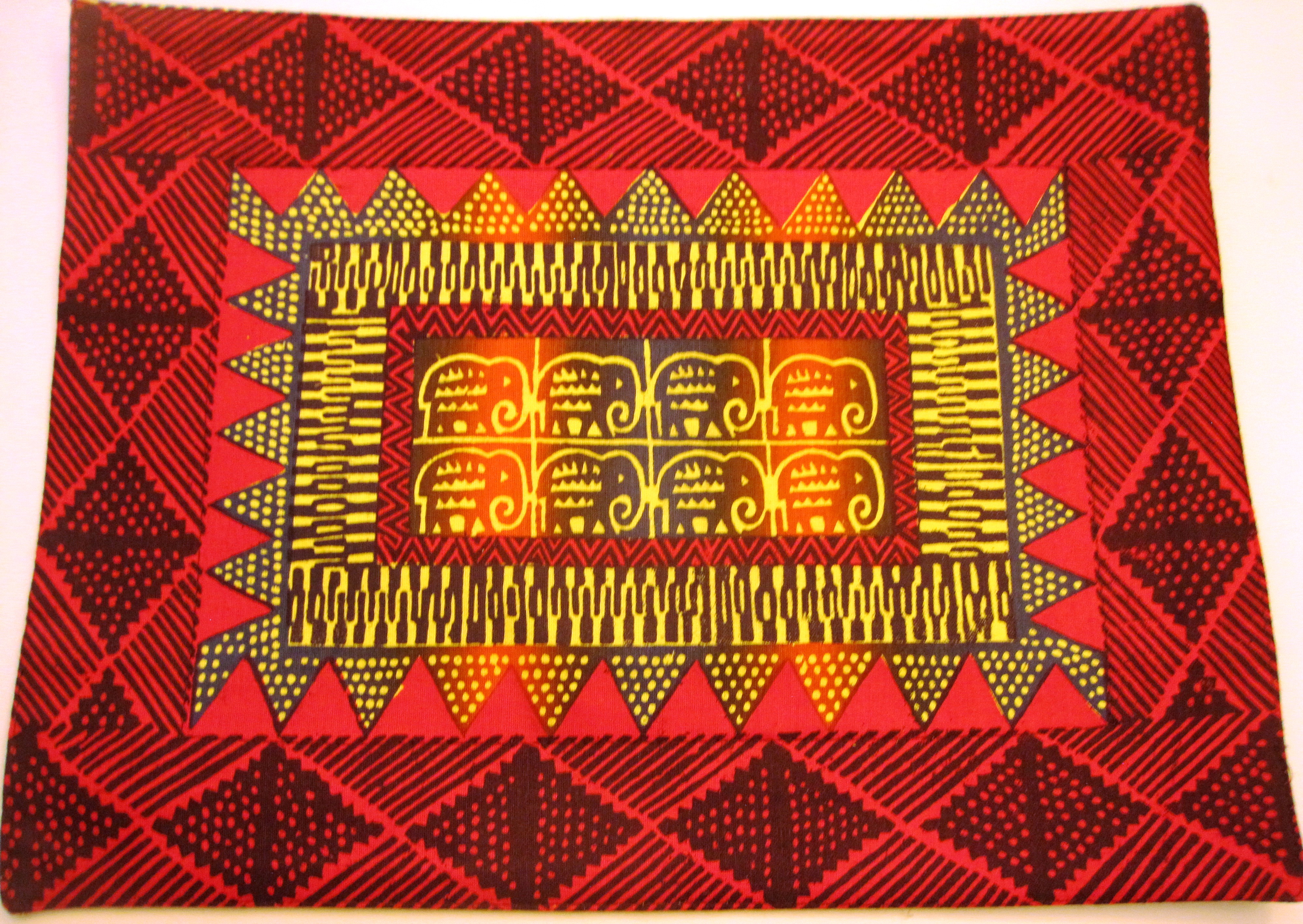 Ele Festival Potato Print Placemats