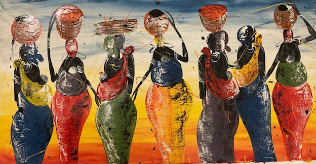 Paintings from Uganda - Karo