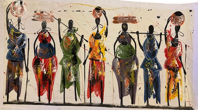 Paintings from Uganda - Afiya