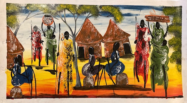 Paintings from Uganda - Dembe