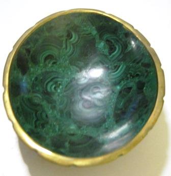 Malachite Bowl from Congo #007