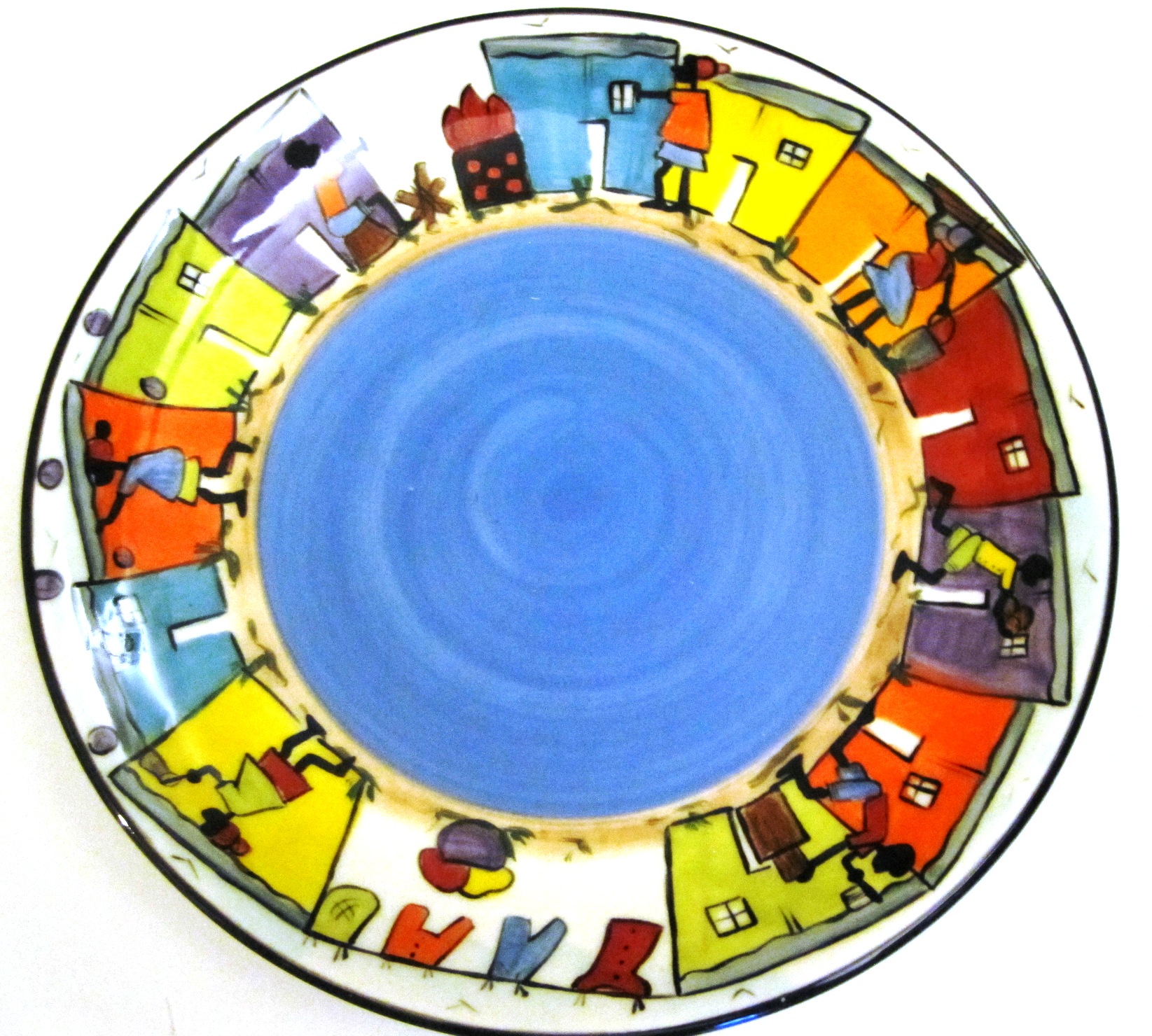 Round Side Plate Township Range #001