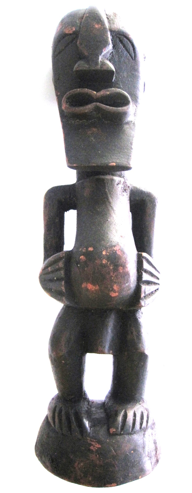 Handcrafted Wooden Tokoloshe figure - Zulu mythology evil spirit