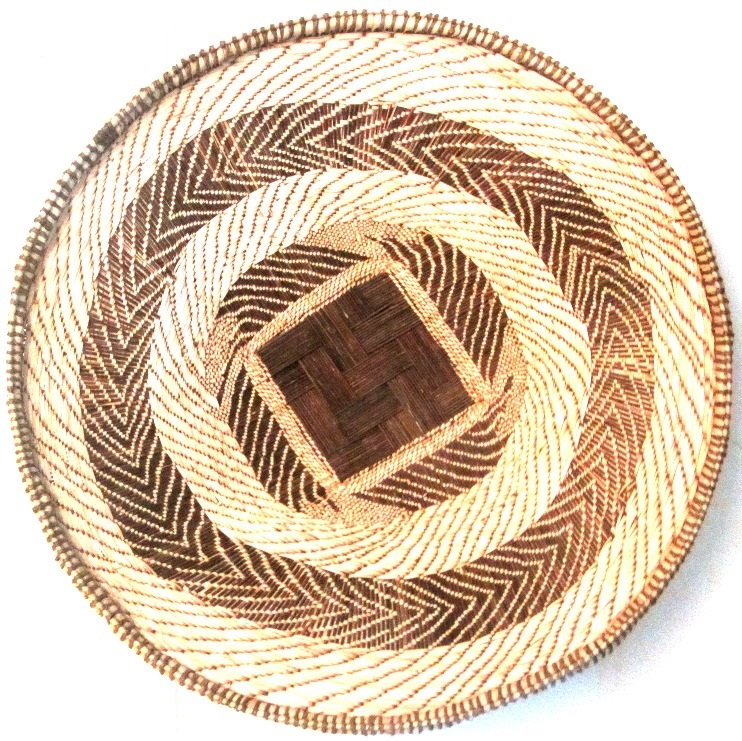 Zambian Plateau Basket - diameter - 23 1/2\"